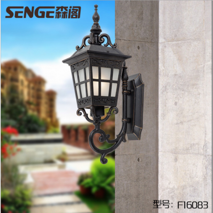 美式歐式防水戶外燈具別墅創(chuàng)意復(fù)古庭院壁燈陽(yáng)臺(tái)室外壁燈