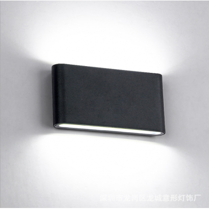 現(xiàn)代led壁燈戶外防水室外墻壁燈方形庭院燈過(guò)道陽(yáng)臺(tái)燈床頭壁燈