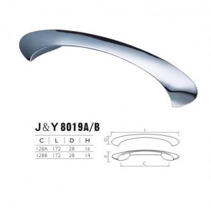 廠家直銷 柜門拉手 抽屜拉手 J&Y8019A/B拉手