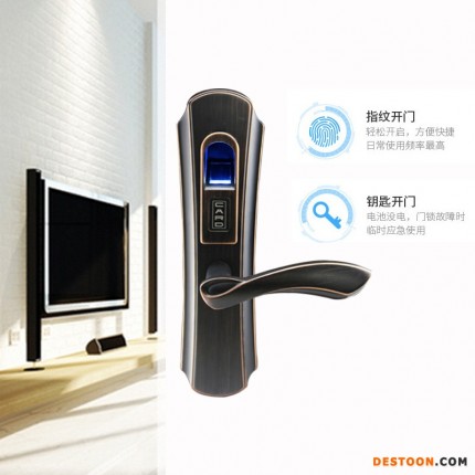 安佰倫V-5智能指紋鎖 室內(nèi)房門(mén)鎖 實(shí)木門(mén)鎖 電子門(mén)鎖 辦公室門(mén)鎖套裝