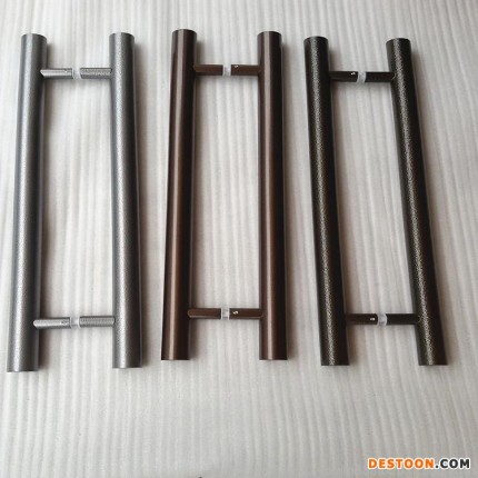 供應爆花銀玻璃門拉手不銹鋼拉手大拉手 中式大門拉手門把手門扶手加厚款