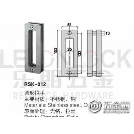 廣州優(yōu)質(zhì)不銹鋼RSK-014玻璃移門拉手 現(xiàn)代小拉手 門把手