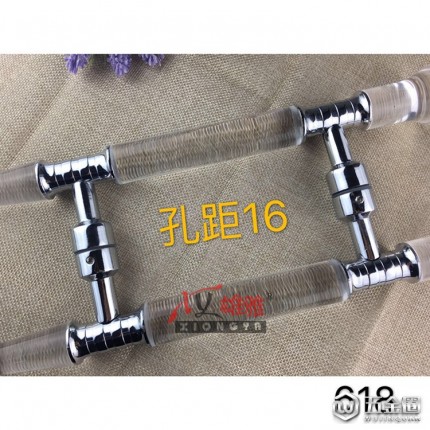 淋浴房拉手 浴室現(xiàn)代玻璃門拉手 水晶拉手 不銹鋼無框大門把手