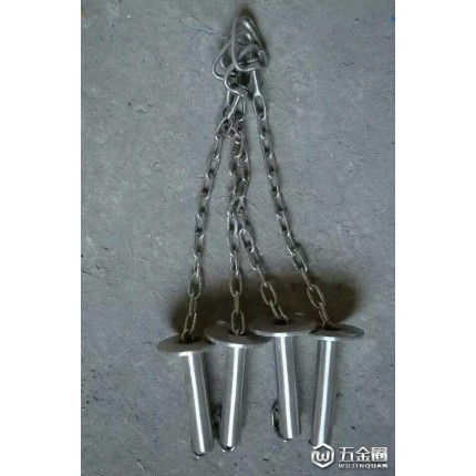 扣腳鏈 雙軌滑輪 不銹鋼叉檔 屠宰設(shè)備 屠宰機(jī)械 肉類機(jī)械 豬牛羊屠宰設(shè)備