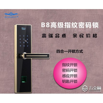 零負(fù)擔(dān)指紋鎖銷售室內(nèi)門鎖室外門鎖大門指紋鎖智能密碼門鎖