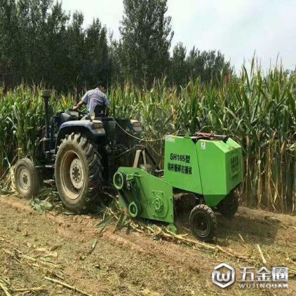 山東杜宇機械 小型玉米秸稈青儲黃儲粉碎收割打捆一體機 165型玉米秸稈收割打捆機一體機