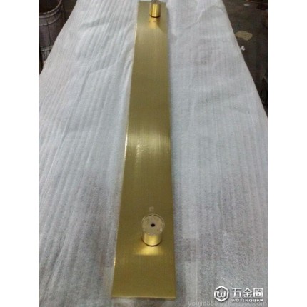 直銷出口品質(zhì)純鋁合金拉絲鈦金豪華大門拉手 玻璃門大門拉手 推拉把手可定制