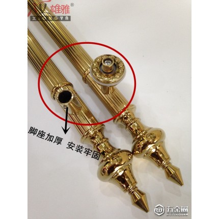 歐式仿古門把手 玻璃門拉手 木門 酒店KTV大門金色拉手