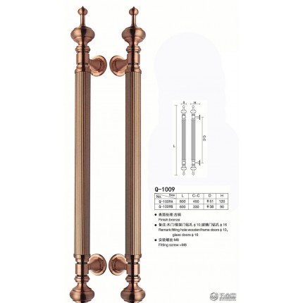 歐式大拉手 仿古工藝把手 酒店KTV大門(mén)拉手 不銹鋼拉手 Q-1009