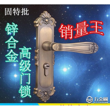 熱款爆銷歐式室內(nèi)門鎖 臥房門鎖衛(wèi)生間實木門把手執(zhí)手鎖 單舌鎖