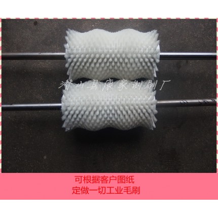 異型毛刷 拋丸毛刷 刷桶機尼龍絲毛刷輥 異型工業(yè)用耐高溫刷子