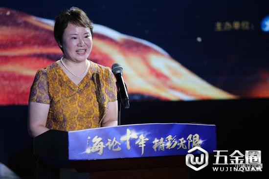 中國臺(tái)灣網(wǎng)總經(jīng)理劉曉輝致辭。（中國臺(tái)灣網(wǎng) 袁楚 攝）