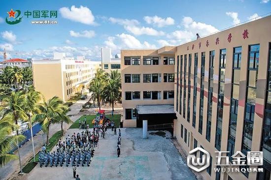 ▲三沙市永興學(xué)校（中國軍網(wǎng)）