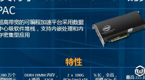 英特爾擴充FPGA加速方案，數(shù)據(jù)中心計算再度提速