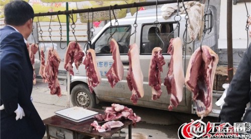 黑夜里的生豬私屠濫宰 泰安豬肉市場亂象當(dāng)劃休止符