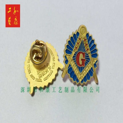 烤漆徽章定制 金屬滴膠徽章制作 pvc軟膠徽章定制廠家