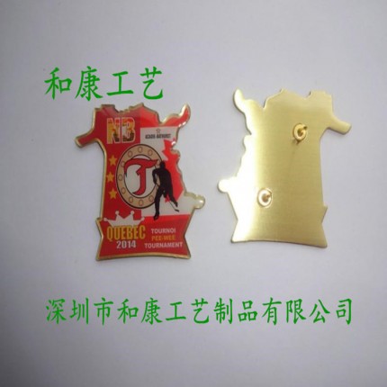 定制創(chuàng)意金屬烤漆滴膠徽章哪里可以定制貼紙滴膠徽章印刷徽章制作
