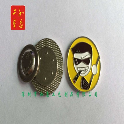徽章定制個(gè)性金屬烤漆徽章定制 人頭徽章定制logo 深圳徽章