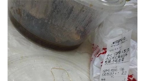 外賣中發(fā)現(xiàn)30厘米長塑料繩？ 蘇升記稱已與顧客和解