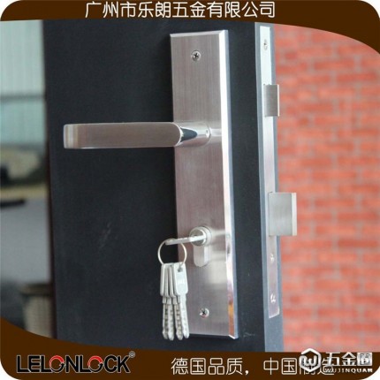 LELONLOCK樂朗實木門用不銹鋼門鎖RSL-13精鑄面板鎖室內(nèi)門鎖 工程五金配件 可混批 機械門鎖