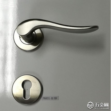 RAFES/來福時F6631 不銹鋼門鎖 精鑄不銹鋼304分體門鎖執(zhí)手 室內(nèi)進戶鎖插芯木門用鎖把手室內(nèi)門鎖