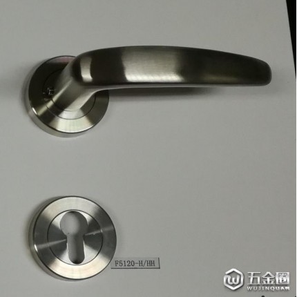 RAFES/來福時F5120 不銹鋼門鎖 精鑄不銹鋼304分體門鎖執(zhí)手 室內(nèi)進戶鎖插芯木門用鎖把手室內(nèi)門鎖