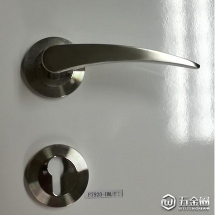 RAFES/來福時F7920 不銹鋼門鎖 精鑄不銹鋼304分體門鎖執(zhí)手 室內(nèi)進戶鎖插芯木門用鎖把手室內(nèi)門鎖