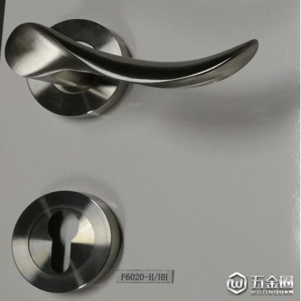 RAFES/來福時F6020 深圳不銹鋼門鎖 精鑄不銹鋼304分體門鎖執(zhí)手 室內(nèi)進戶鎖插芯木門用鎖把手室內(nèi)門鎖