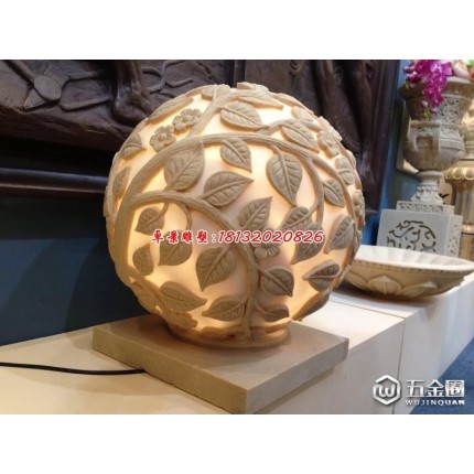 玻璃鋼圓燈雕塑    室內(nèi)雕塑(2)