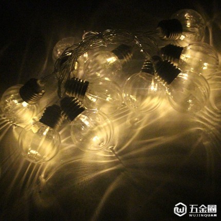 LED球燈串 電池?zé)魩A球造型燈串 室內(nèi)燈具裝飾