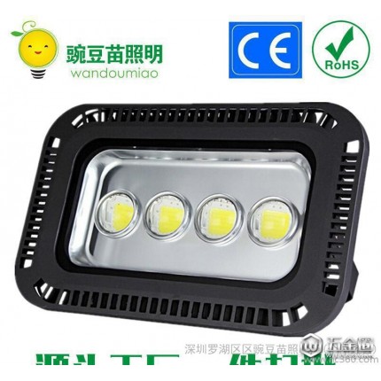 led射燈投光燈戶外防水室外燈球場廠房車間廣告牌照明燈150W400W