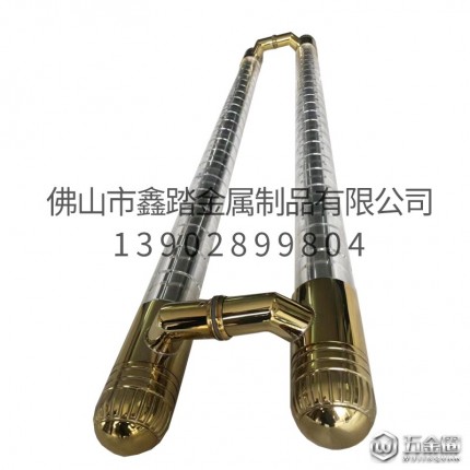 歐式豪華水晶拉手 現(xiàn)代酒店會(huì)所大門把手 不銹鋼玻璃門藝術(shù)大拉手